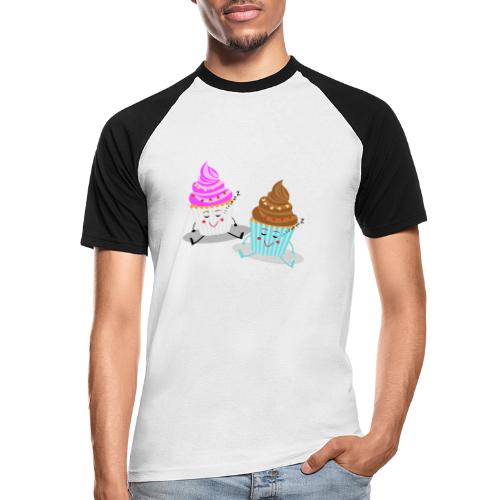 cupcake - Männer Baseball-T-Shirt