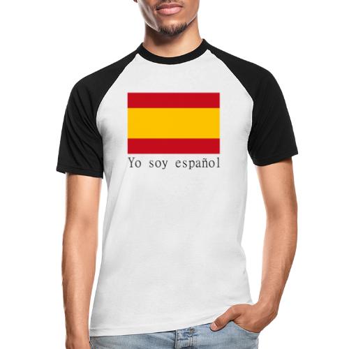 yo soy español - Camiseta béisbol manga corta hombre