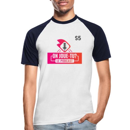 Podcast S5 - T-shirt baseball manches courtes Homme