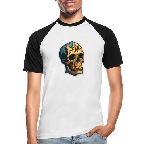 Cool Skull - Männer Baseball-T-Shirt