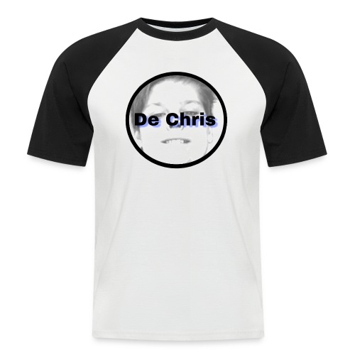 De Chris logo - Mannen baseballshirt korte mouw