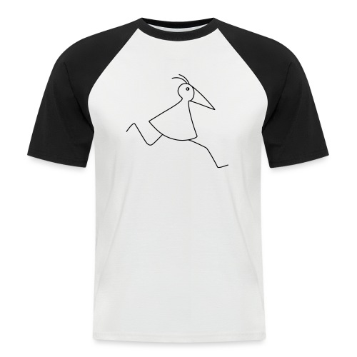 RUNNY-flitz-vogel_1210 - Männer Baseball-T-Shirt