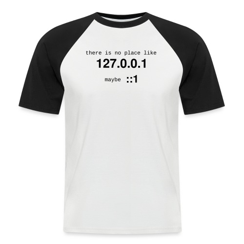 127-0-0-1-::1 - T-shirt baseball manches courtes Homme