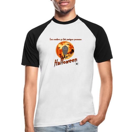 Halloween Cendre Urne - T-shirt baseball manches courtes Homme