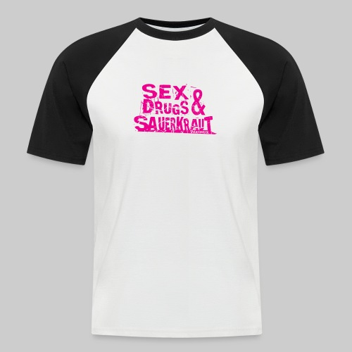 PHX - Sex & Drugs & Sauerkraut - T-shirt baseball manches courtes Homme