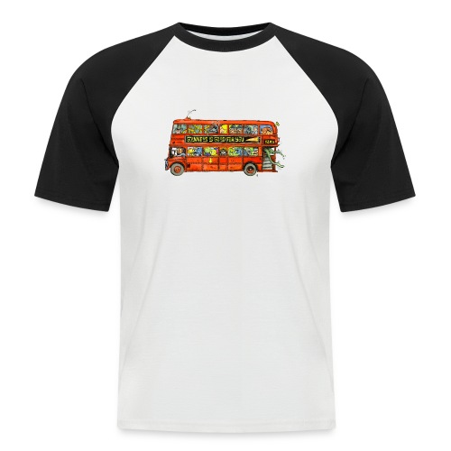 Ein Londoner Routemaster Bus - Männer Baseball-T-Shirt