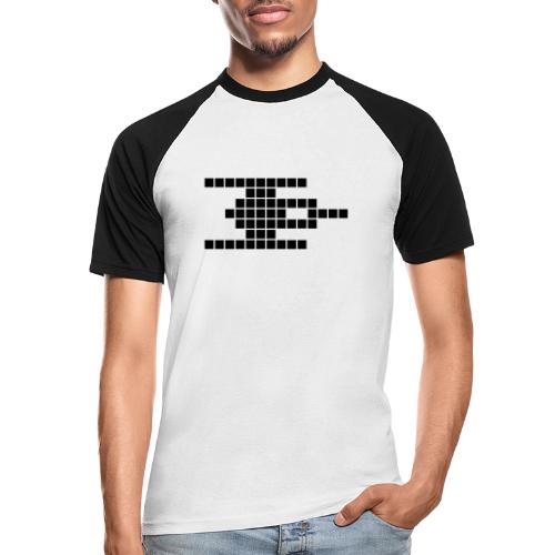 Spaceinvader Ship - Männer Baseball-T-Shirt
