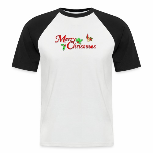 -Merry Christmas- - Männer Baseball-T-Shirt