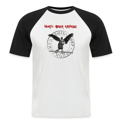 T Shirt Logo Schatten - Männer Baseball-T-Shirt