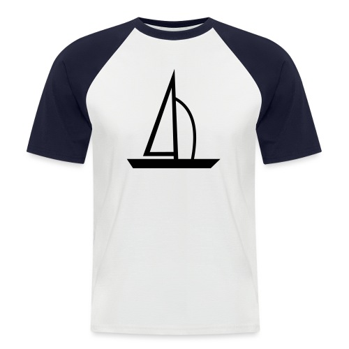 Segelboot - Männer Baseball-T-Shirt