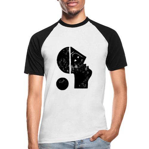 Mann im Mond - Männer Baseball-T-Shirt