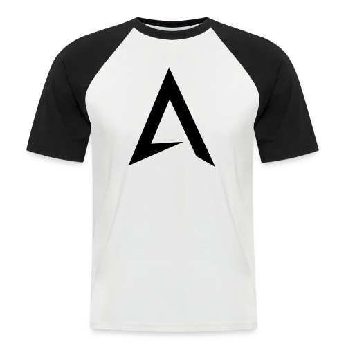 alpharock A logo - Men's Baseball T-Shirt