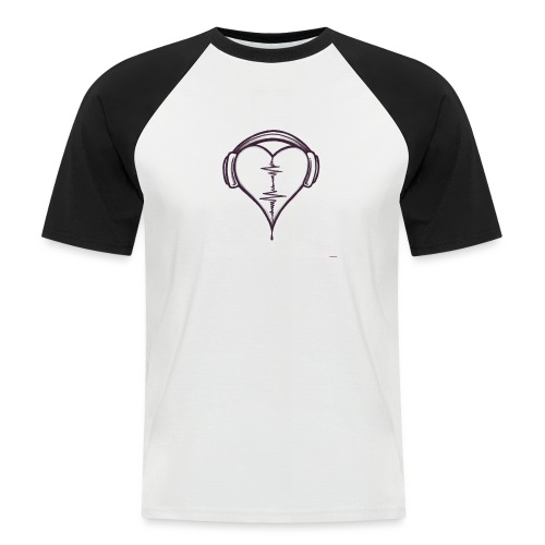 love music - T-shirt baseball manches courtes Homme