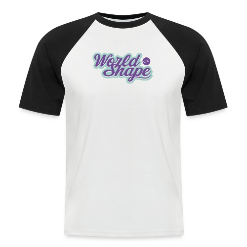 World of Shape logo - Kortärmad basebolltröja herr