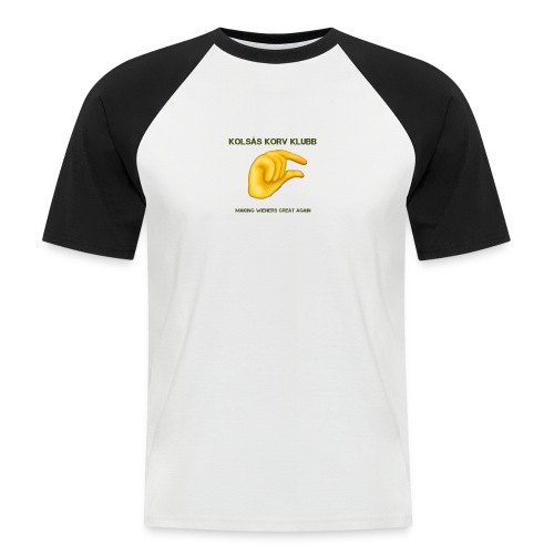Kolsas Korv Klubb - Kortermet baseball skjorte for menn