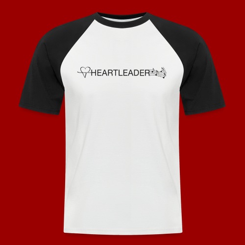 Heartleader Charity (schwarz/grau) - Männer Baseball-T-Shirt