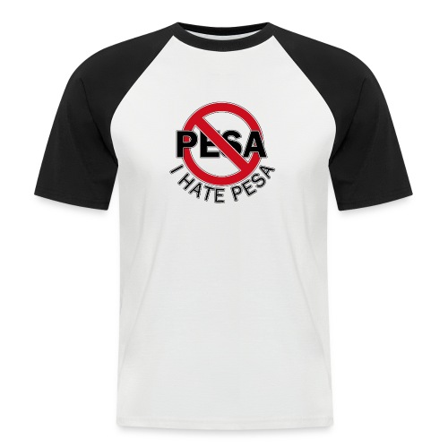 PESA: I Hate PESA TSHIRT - Männer Baseball-T-Shirt