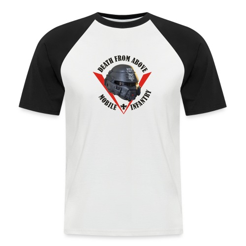 death from above dark - Männer Baseball-T-Shirt
