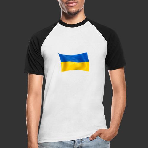 Flaga Ukrainy Flaga narodowa - Koszulka bejsbolowa męska