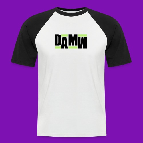 DAMW-retro - Männer Baseball-T-Shirt