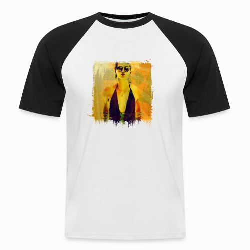 Gyrlie - I Feel Sun (Liquid Art) - Männer Baseball-T-Shirt