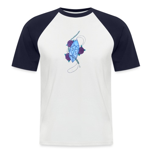 Dark Spells: Logo - Männer Baseball-T-Shirt