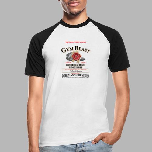 GYM BEAST - Männer Baseball-T-Shirt