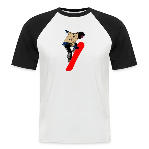 Snowboarder - Männer Baseball-T-Shirt