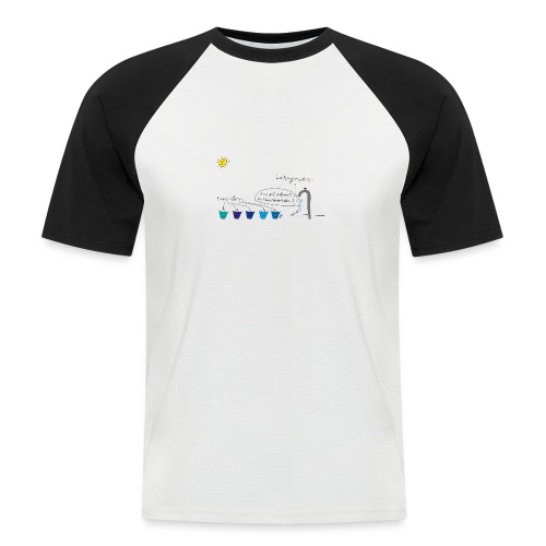 Leitungswasser - Männer Baseball-T-Shirt