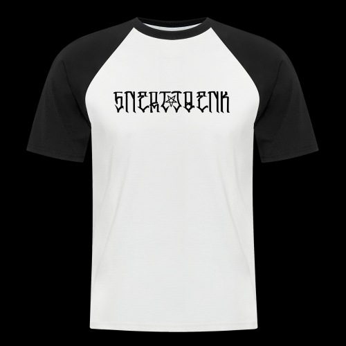 BLACK SNERTJOENK BLACK PENTAGRAM - Men's Baseball T-Shirt