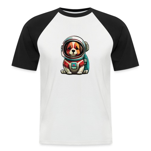 Astrohund - Männer Baseball-T-Shirt