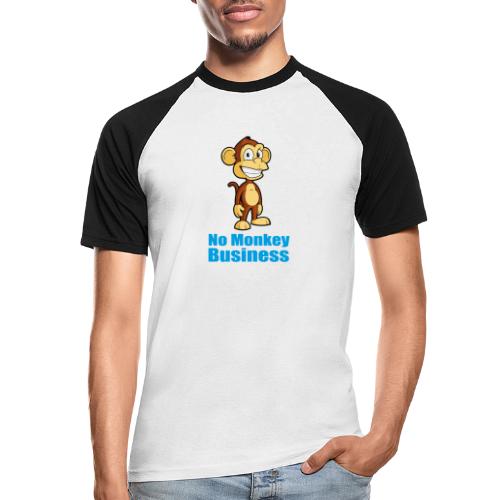 No Monkey Business Version 2 - Männer Baseball-T-Shirt