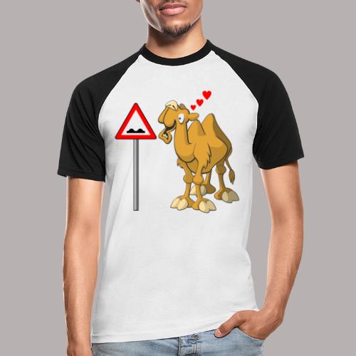 Kamel verliebt - Männer Baseball-T-Shirt