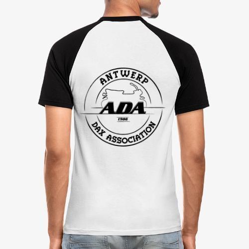 ADA DAX Logo Large Noir - T-shirt baseball manches courtes Homme