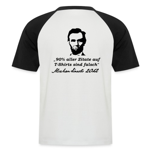 Zitate - Männer Baseball-T-Shirt