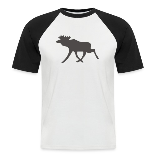 Schwedenelch; schwedisches Elch-Symbol (vektor) - Männer Baseball-T-Shirt