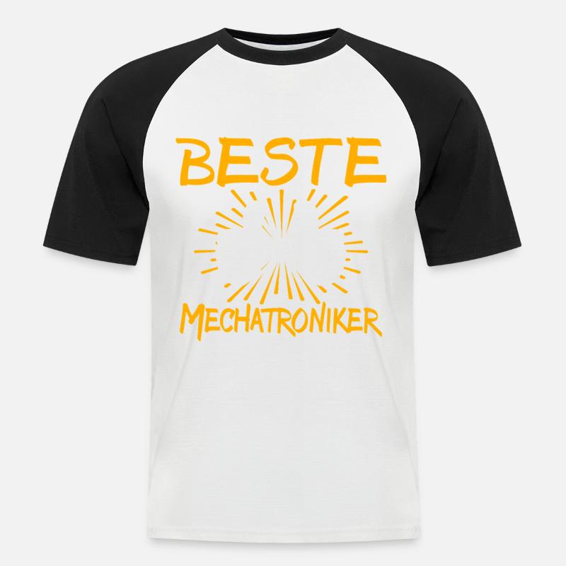 Mechatronics Technician Gift Idea - Men's Baseball T-Shirt - white/black