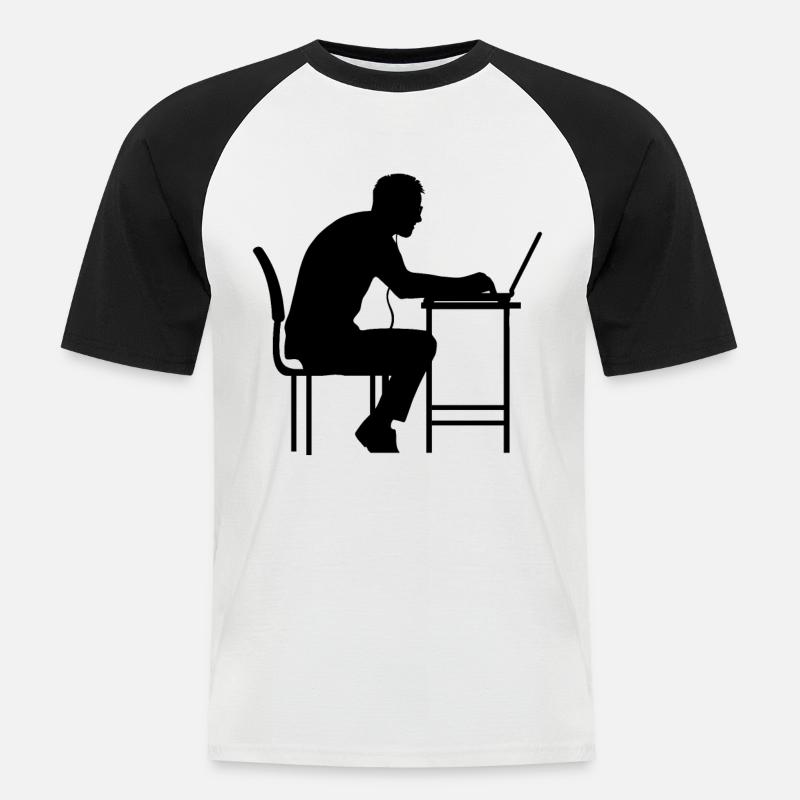 Software Developer Software Development - Men's Baseball T-Shirt - white/black