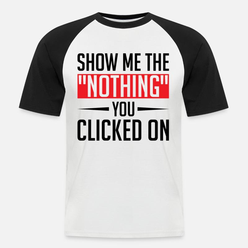 Cybersecurity Computer Security Cybersecurity - Men's Baseball T-Shirt - white/black