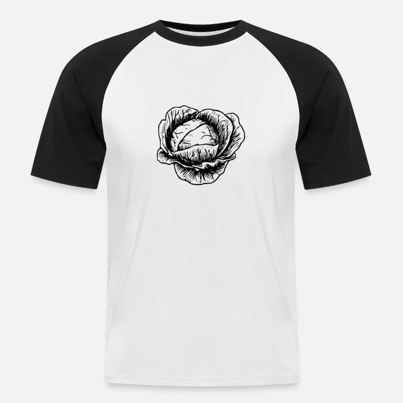 Ein Kohl! Geschenkidee - Männer Baseball-T-Shirt - Weiß/Schwarz
