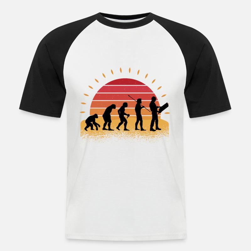 Construction Manager Architect Construction Site - Men's Baseball T-Shirt - white/black