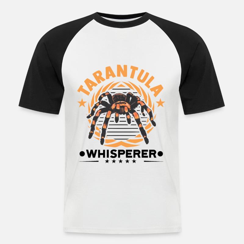 Tarantelflüsterer Tarantula Whisperer - Männer Baseball-T-Shirt - Weiß/Schwarz