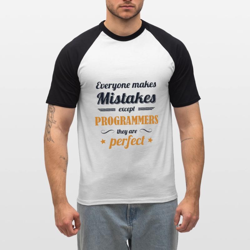 Programmers are Perfect Developer Coder Männer Baseball-T-Shirt