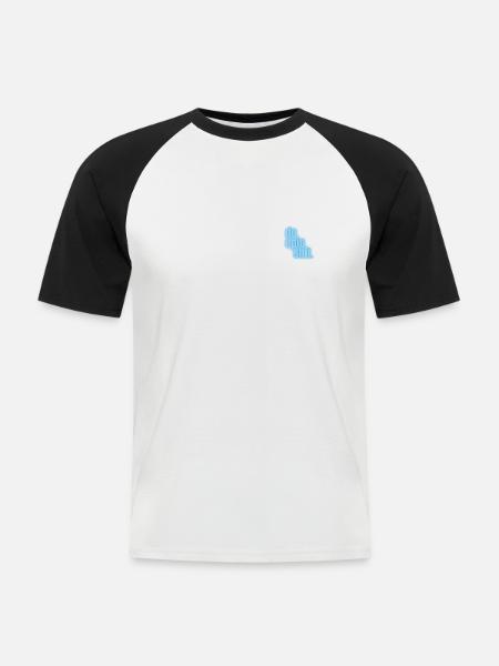 Do epic shit. - Männer Baseball-T-Shirt - Weiß/Schwarz