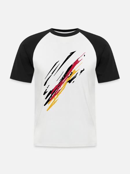 Energies - Men's Baseball T-Shirt - white/black