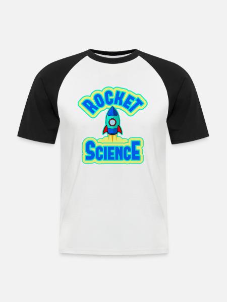 Rocket Science Rocket Science Enfants - T-shirt baseball manches courtes Homme - blanc/noir