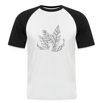 Spring - Men's Baseball T-Shirt - white/black - Front - Nik (191cm)