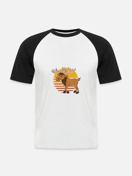 It's A Moose Thing You Wouldn't Understand - Men's Baseball T-Shirt - white/black