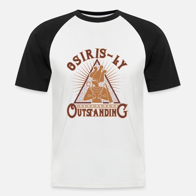 Osiris-ly hervorragend - Männer Baseball-T-Shirt - Weiß/Schwarz