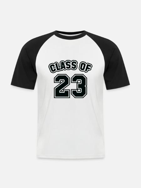 Class Of 23 - Men's Baseball T-Shirt - white/black